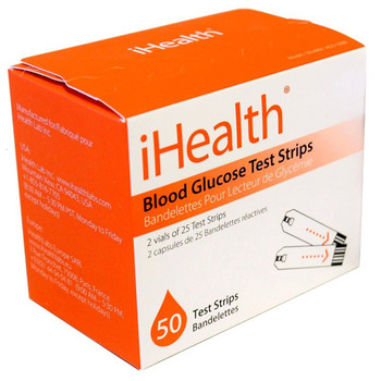 iHealth Blood Glucose Test Strips, 50pcs